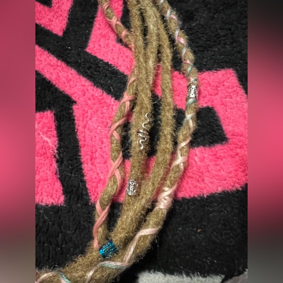 Handmade 36 Inch synthetic Dreadlock Extensions. The color is 27/613 - Picture 9 of 10